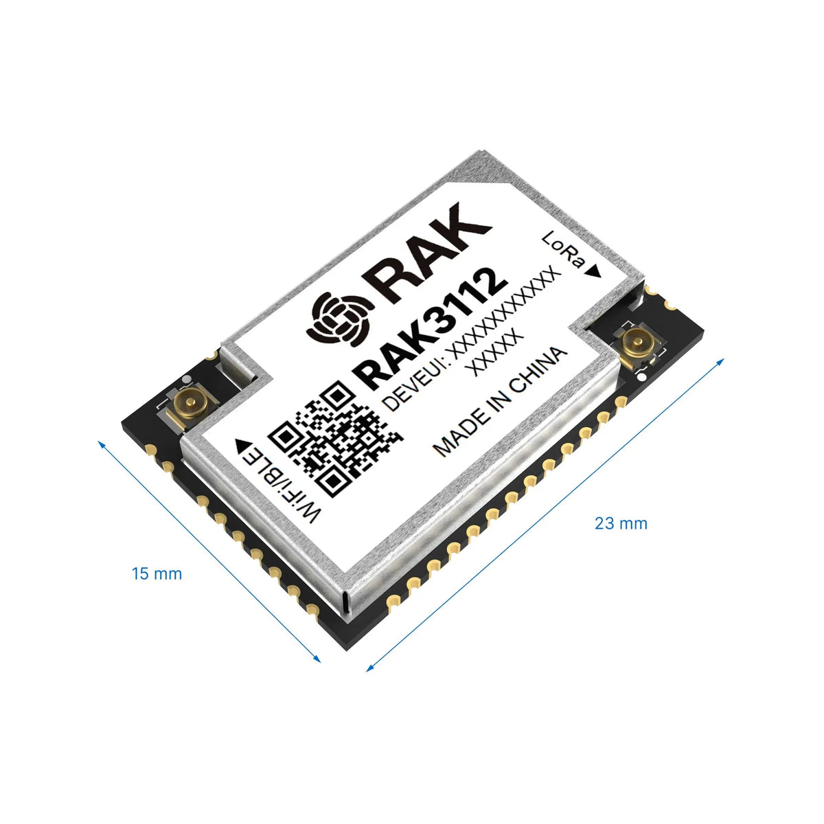 RAK3112 WisDuo Module For EdgeAI With LoRa ESP32-S3+SX1262Module With WiFi BLE  And LoRa, Ideal For Edge AI  Meshtastic And LoT