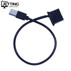 4Pin Female to 5V USB Male USB Adapter Cable USB to 4 Pin Molex Fan Power Cable Computer Case Adapter Cord
