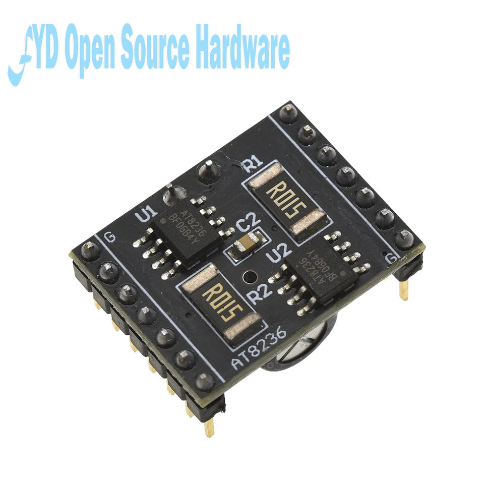 TB6612 Motor Drive Module AT8236 Dual-channel DC Motor Drive Balance Trolley Accessory Super L298N