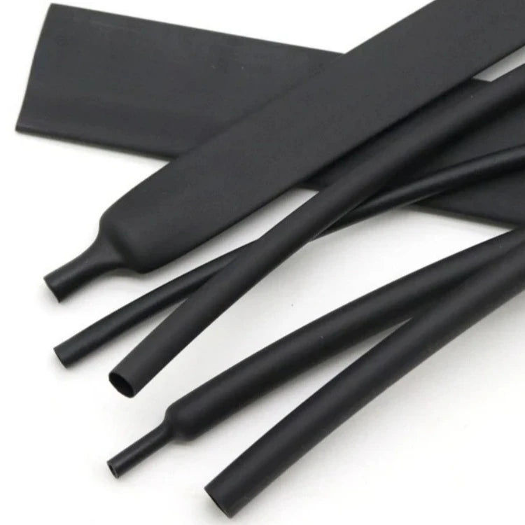 1m Waterproof Heat Shrink Tubing Kit with Adhesive - 1M 3:1 Heat Shrink Tube With Double Wall Glue Tube Diameter 1.6-50mm