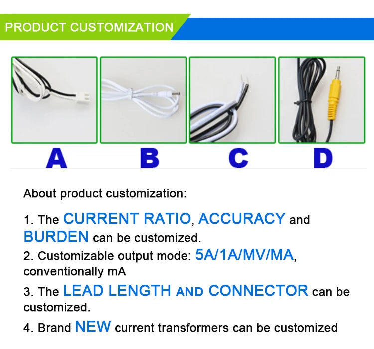 KCT-36 Split Core Current transformer AC Current Sensor clamp on current transformer from ASCT