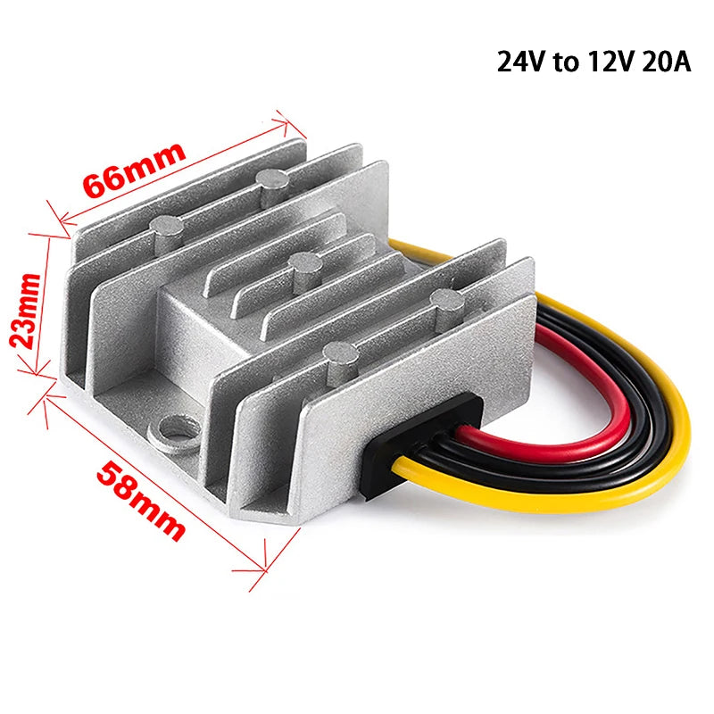 24v To 12v 3/5A 15-36V DC Step Down Buck Converter Voltage Regulator Power Supply For Led Light Car Truck Boat