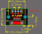 1PCS GH1.25 Adapter Plate 1.25 to 2.54MM Single Row, Welded GH1.25 Buckle Seat 4/6/8/10/12P