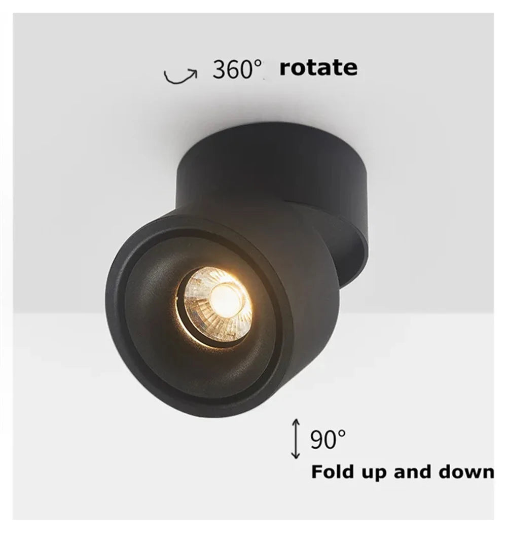 LED Surface Mounted Ceiling Light, 3CCT TUYA Bluetooth/Zigbee Matter Smart Spotlight Dimmable AC110V 220V Indoor Lighting