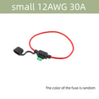 5/10PCS Waterproof Fuse Holder 32V Mini Small Medium Auto 18/1614/12/10AWG and Car Blade Fuse 5A 10A 15A 20A 30A