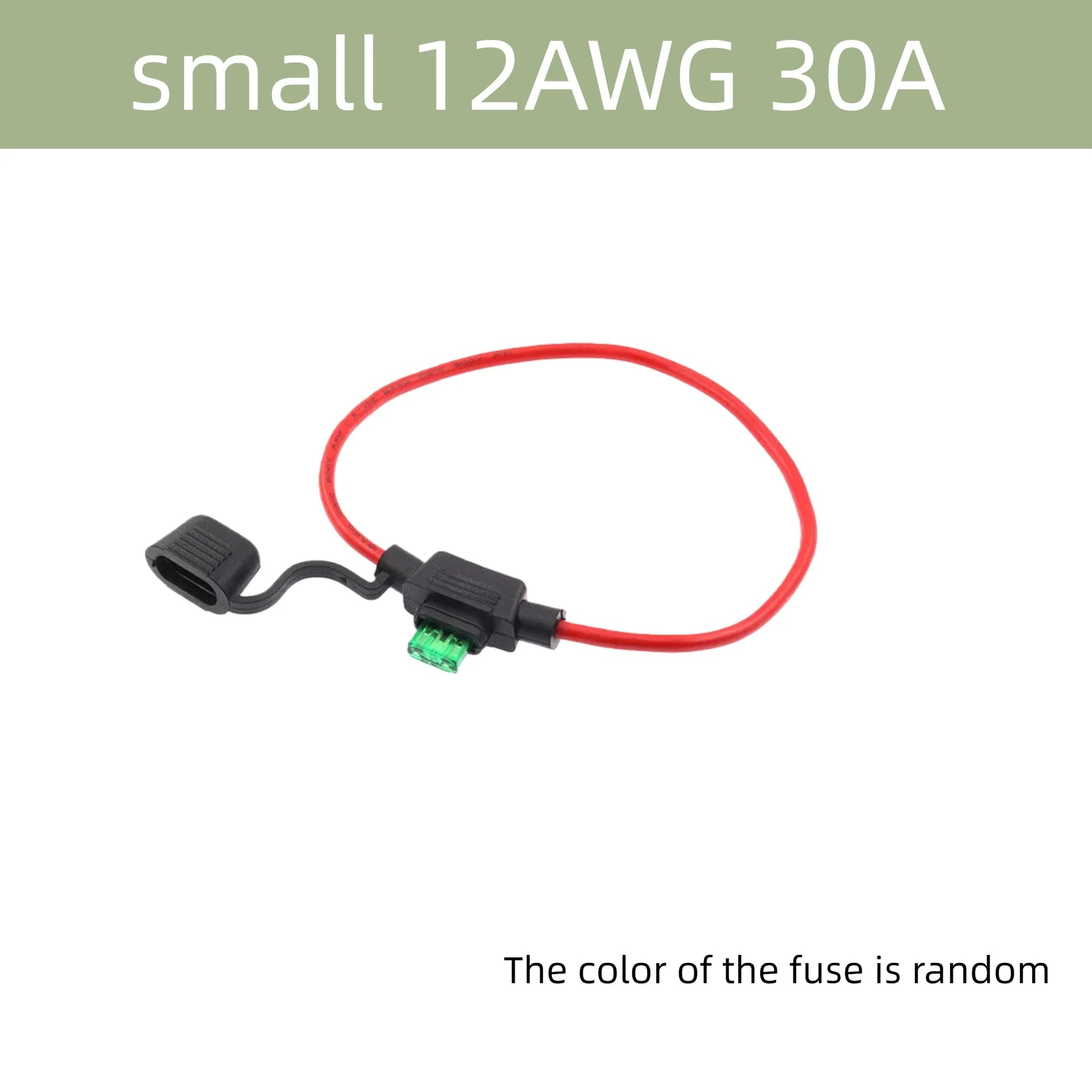 5/10PCS Waterproof Fuse Holder 32V Mini Small Medium Auto 18/1614/12/10AWG and Car Blade Fuse 5A 10A 15A 20A 30A