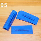 100pcs/lot Shrinkage packaging skin for lithium battery 18650 battery PVC heat shrinkable film insulating sleeve packaging skin