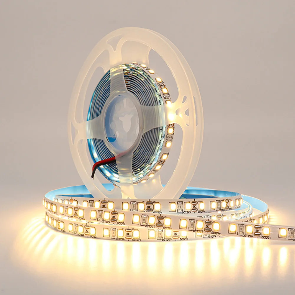 5V 2835 LED Strip Light Ultra Thin 3mm 5mm PCB 1 LED Cut 2835 120LEDs/m 8mm Flexible Tape IP21 Not Waterproof Warm Natural White