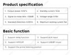 MEKEDE&NAVIFLY 4*50W Car DSP Amplifier Intelligent Car Audio System Universal Car Radio Digital Audio Processor Stereo Amplifier
