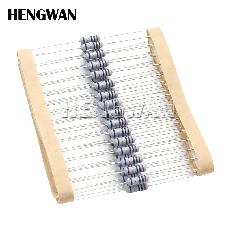 20pcs 1/2W 5% 0.5W Wire Wound Resistor Fuse Winding Resistance 0.1R 0.1 0.15 0.22 0.33 0.5 1 2.2 4.7 6.8 10 22 47 68 100 220 ohm