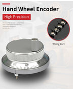 ABILKEEN Dia 58mm Incremental Rotary Encoder Optoelectronic Encoder 12/15MM Through-Hole Shaft RHI58 Photoelectricity Encoder