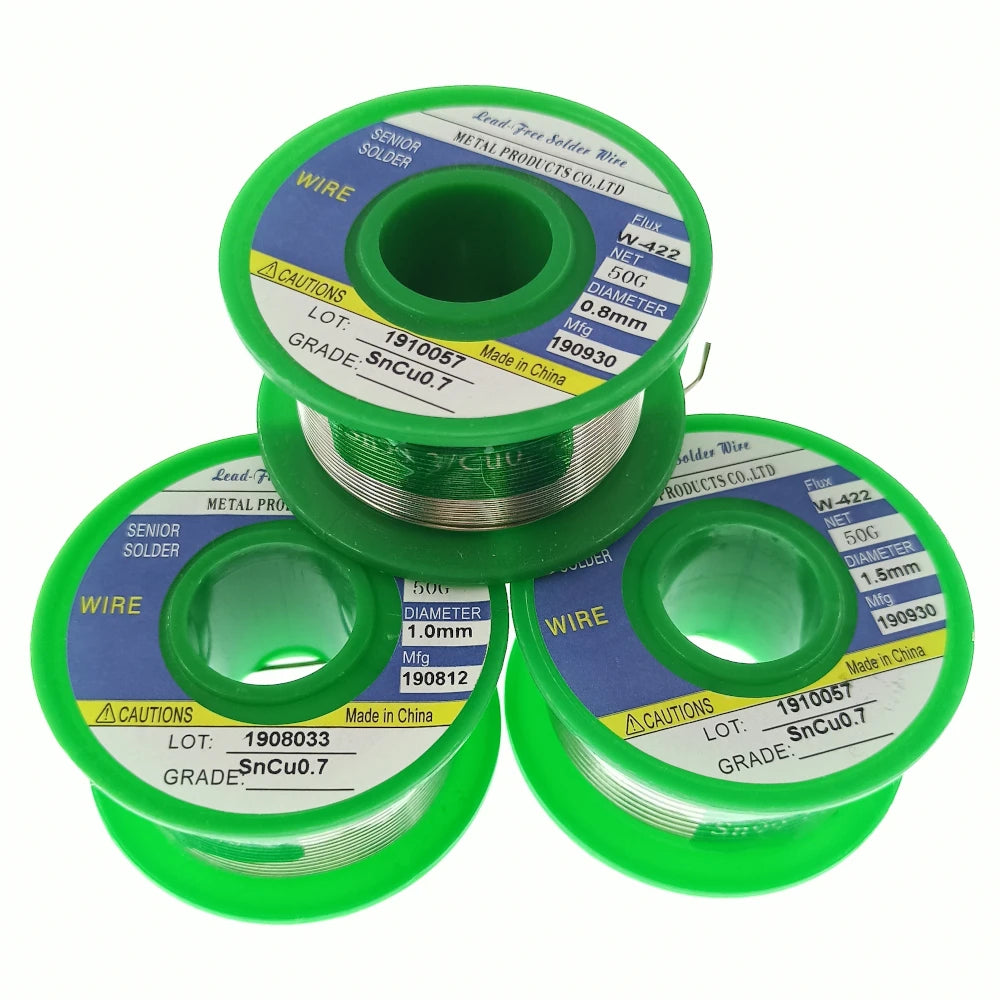 ESPLB Lead Free Solder Wire Tin 50G 0.5/0.6/0.8/1.0/1.2/1.5/2.0mm Rosin Core Solder Welding Soldering Iron