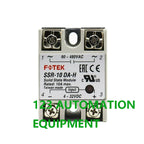 Authentic New FOTEK SSR-10DA 25DA 40DA 50DA 75DA SSR-10DA 25DA 40DA 50DA 75DA-H Solid State Relays Module 10A 25A 40A 50A 75A