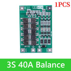 BMS 3S/4S 5A 10A 20A 25A 40A 60A Li-ion Lithium Battery Charger Protection Board 18650 For Drill Motor 12V with Enhance/Balance