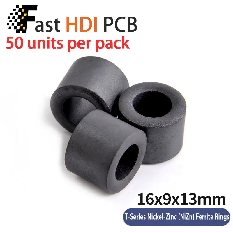 Anti-Interference Ferrite Toroid Core Ni-Zn - High Frequency Common Mode Inductor Ring for Electronic Equipment