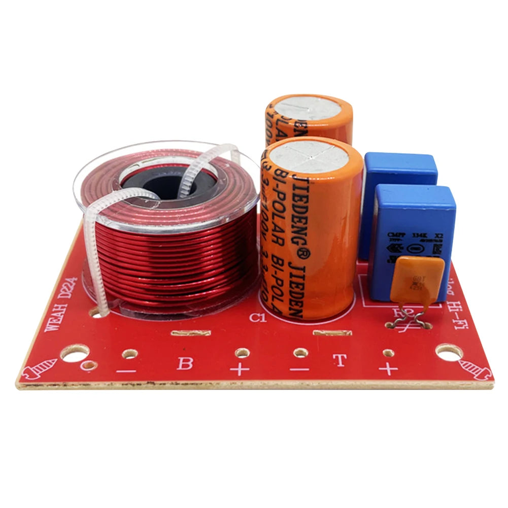 WEAH D224 Speaker 2 Way Audio Frequency Divider Loudspeaker Crossover Filter