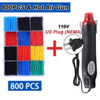 Heat Shrink Tube Kit Thermoresistant Tubing Heat Shrink Wire Wrapping Electrical Connection Cable Insulation Sleeved Protecter