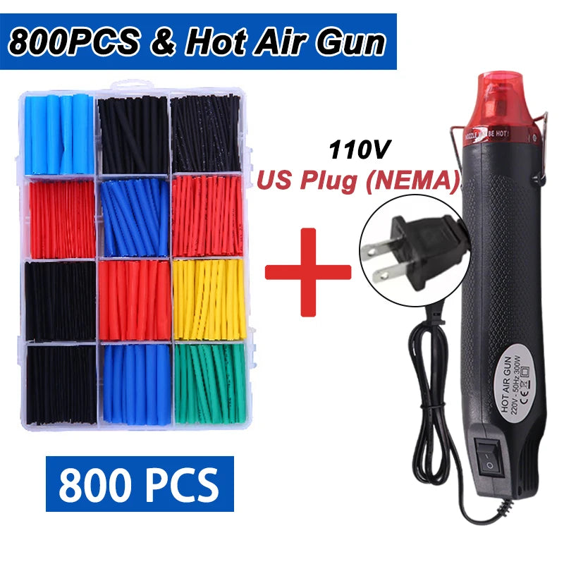 Heat Shrink Tube Kit Thermoresistant Tubing Heat Shrink Wire Wrapping Electrical Connection Cable Insulation Sleeved Protecter
