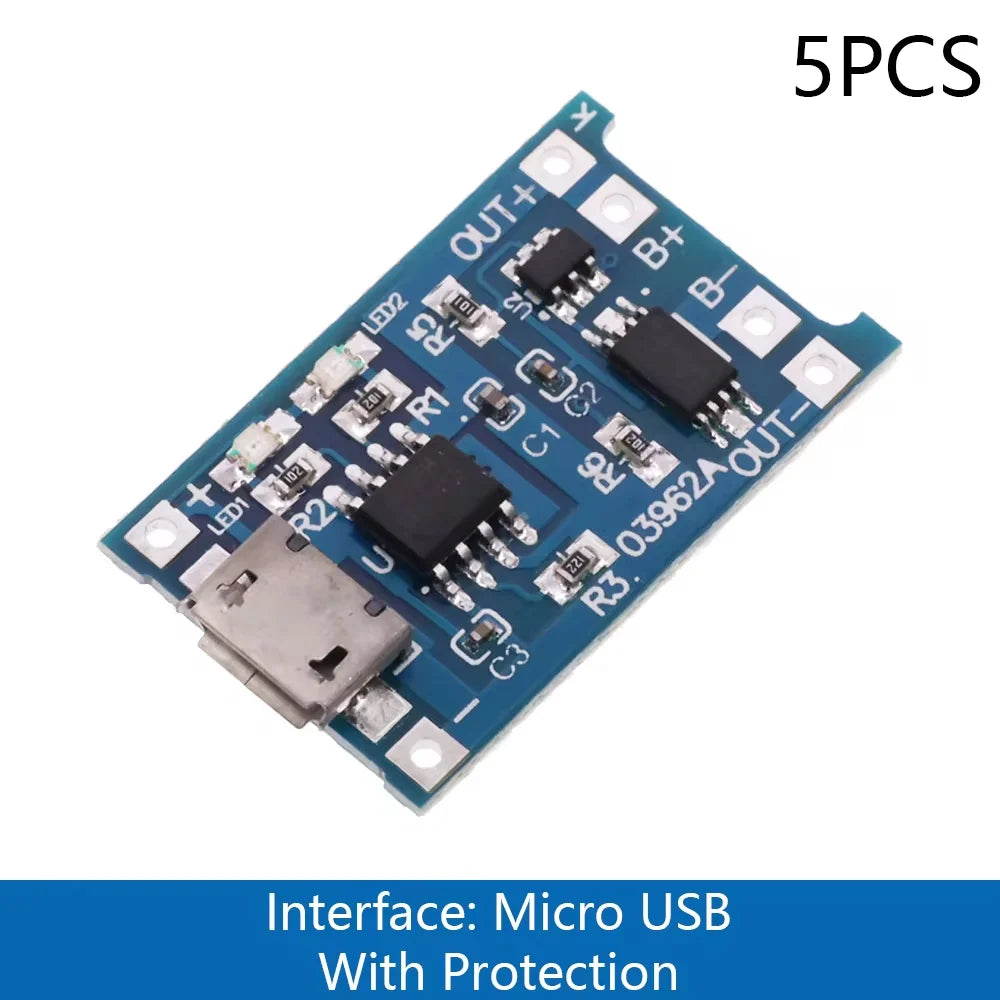 1/5/10PCS DC-DC Boost Module (0.9V ~ 5V) 600mA Boost Converter Step Up Module USB Mobile Power Boost Board TP4056 18650