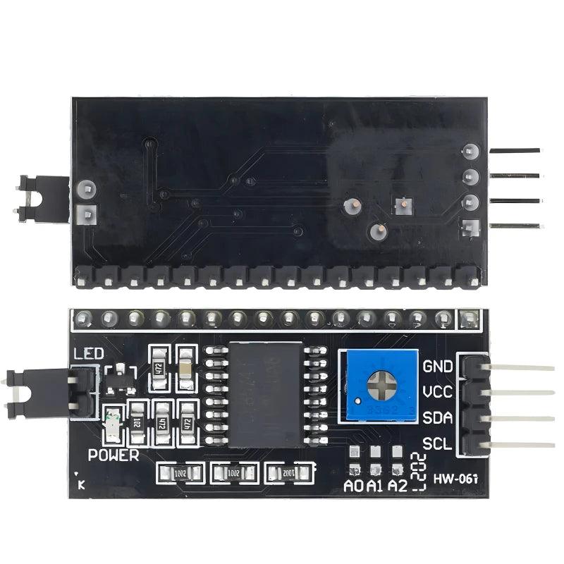 LCD 1602 2004 Module Blue Green Screen For Arduino LCD 16x2 20X4 Character UNO R3 Mega2560 Display PCF8574T IIC I2C Interface