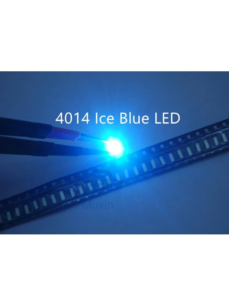 MX 100pcs 5050 1206 2835 3528 0402 0603 0805 3014 4014  Ice Blue SMD LED Diode High Brightness Lighting Bead for DIY Projects