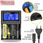 Liitokala Lii-PD4 Lii-PD2 18650 Battery Charger for 1.2V 3.7V NiMH 26650 21700 18350 18500 14500 AA AAA LiFePO4 Batteries
