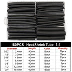 DIY Repair Heat Shrink Tube Assortment 3:1&4:1 Dual Wall Adhesive Flame Retardant Insulator For All Kinds Electrical Wire Cable