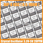 (2PCS) DIP-8 16M 16MHZ 16.000MHZ OSC 4PIN Half Size Active Square Crystal Oscillator 3.3V-5V-Compatible 15PF 20PPM