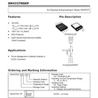 SM4336N SM4337 SM4364A SM4365N SM4370 SM4373NA SM4377N SM4378 4503NH 4504NH 4508NH N-Channel Enhancement Power Transistor MOSFET
