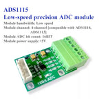 ADS1115 Sampling Module,Precision ADC Module,Low speed Four Channel Sampling Compatible with ADS1113/1114