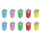 10Pcs Jcase Fuse Kit Mini Jcase Fuse Assortment Tall & Low Profile for Pickup Truck Car SUV (20A/30A/40A/50A/60A Each 2Pcs)