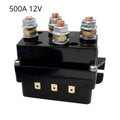 12V 500A Winch Remote Contactor 12000 Pounds Winch Control Solenoid Relay Twin Wireless Remote Recovery For Car Jeep Universal