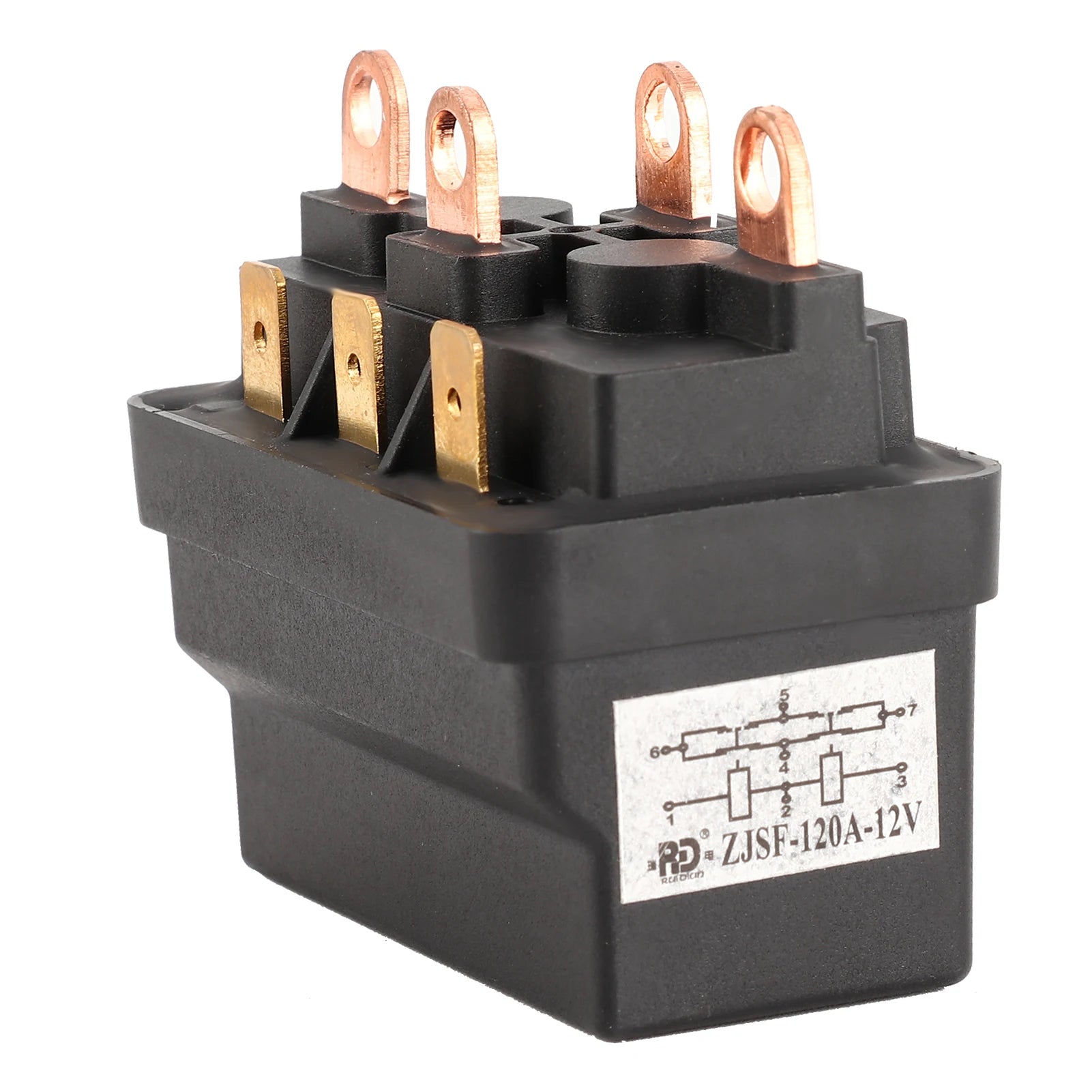 Winch Solenoid Contact Relay Contactor 12V 120A Steel Universal for ATV UTV 4X4 Vehicles