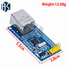 1PC/5PCS/10PCS   W5500 Ethernet network module hardware TCP / IP 51 / STM32 microcontroller program over W5100 blue/green