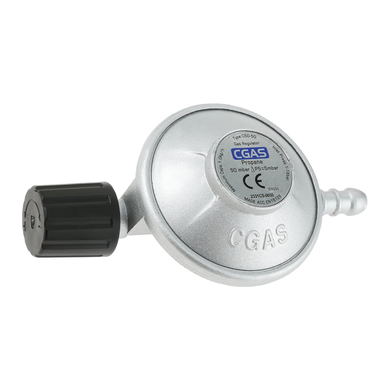 1pc 1LB Disposal Bottle Valve Adjustable Flow Low Pressure Propane Regulator 8mm Barb Hose Connection