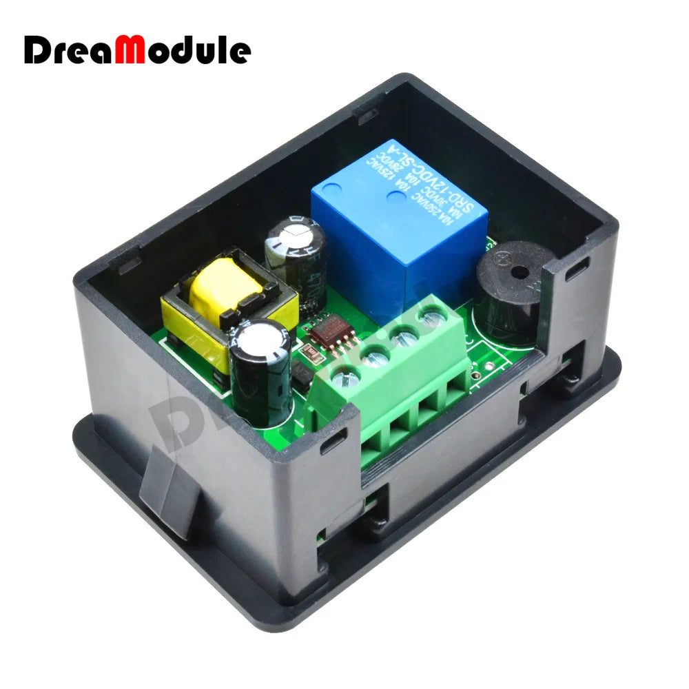 Microcomputer Time Controller DC 12V 24V AC 110V-220V Digital Time Delay Relay LCD Adjustable Timing Relay Time Delay Switch