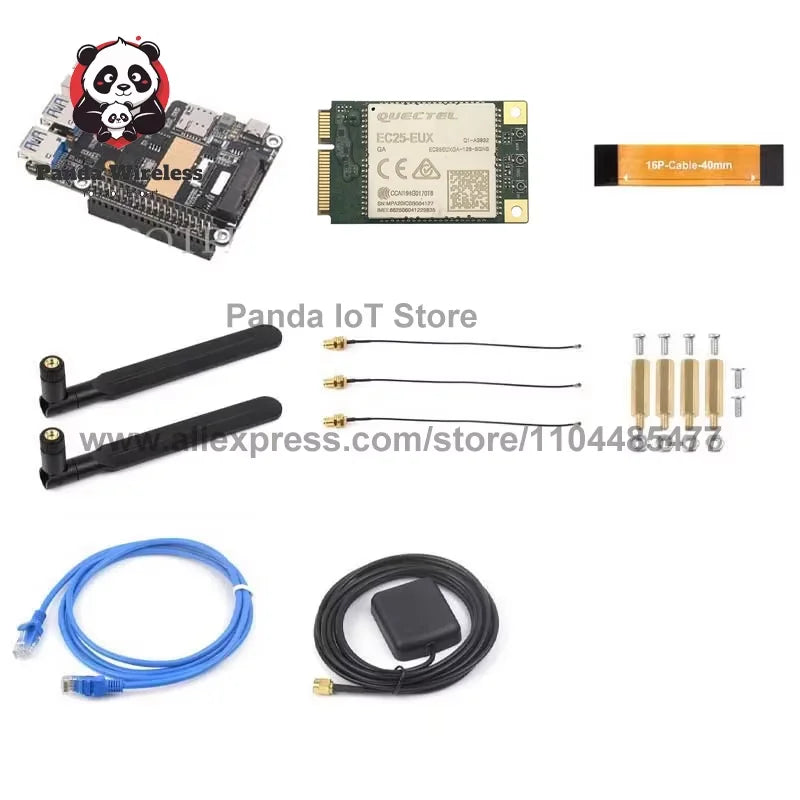 STOCK! Rasberry Pi 5 PCIe Mini PCIe 4G LTE Gigabit Ethernet USB HUB HAT with SIM7600E SIM7600SA-H SIM7600G EC25-AUX EG25 Module