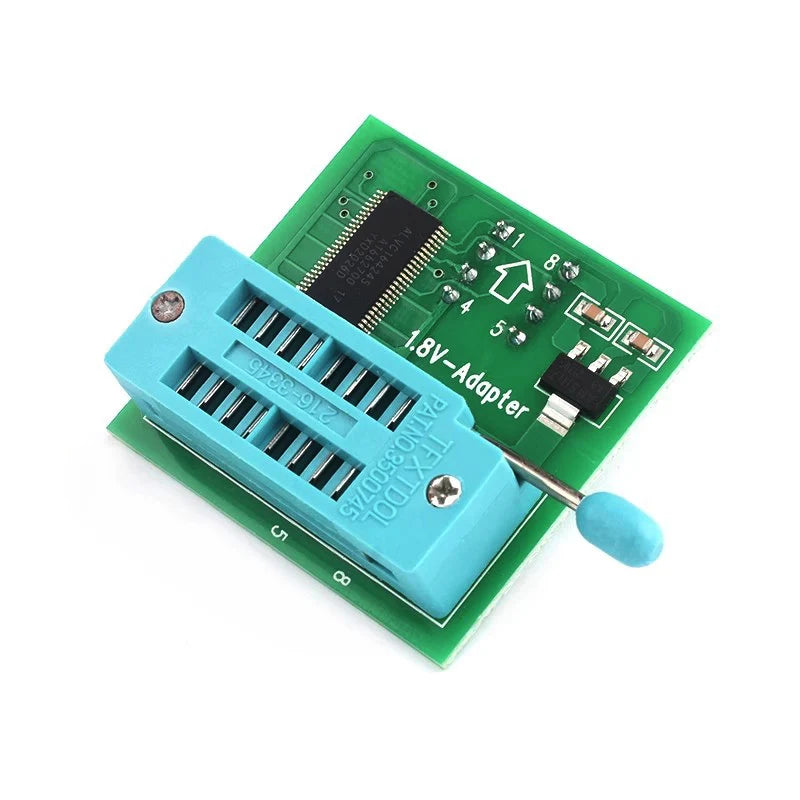 1.8V adapter for Iphone or motherboard 1.8V SPI Flash SOP8 DIP8 W25 MX25 use on programmers TL866CS TL866A EZP2010 EZP2013 CH341