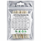 100pcs 1210 SMD Resistor 5% Thick Film Chip Resistor 1R 4.7R 10R 100R 220R 470R 1K 2K 2.2K 4.7K 10K 100K 1M for PCB DIY Repair