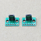 1Pce Vertical USB MiCroUSB Micro USB 2.0 Male Head Connector PCB Converter Adapter Breakout Board 180 Degree Vertical WP-109