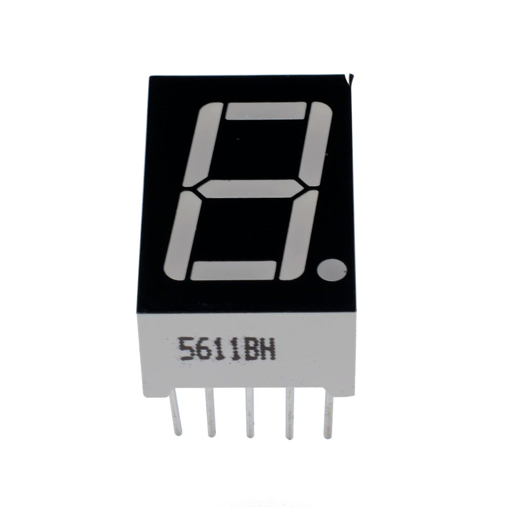 5/10PCS 0.56inches 7 Segment 1 Digital LED Display Super Red Green Common Cathode