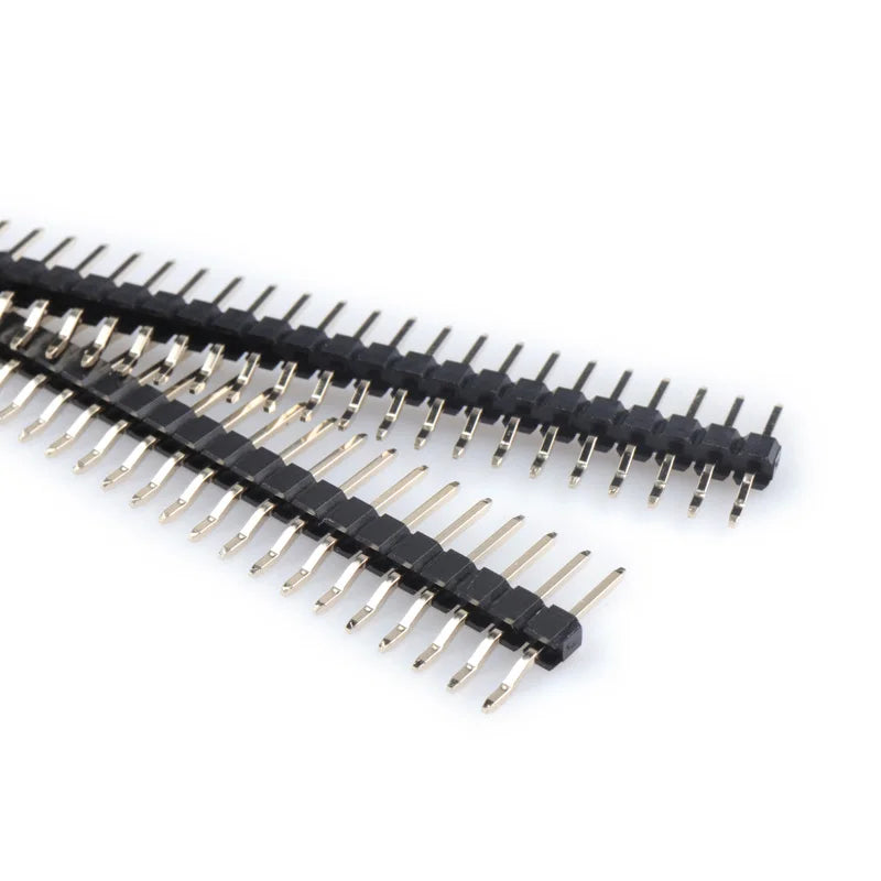 20pcs 0.1" 2.54mm 1x2/3/4/5/6/7/8/40P Single Row Right Angle SMT/SMD Surface Mount PCB PH8.5 Solder Male Female Header Connector