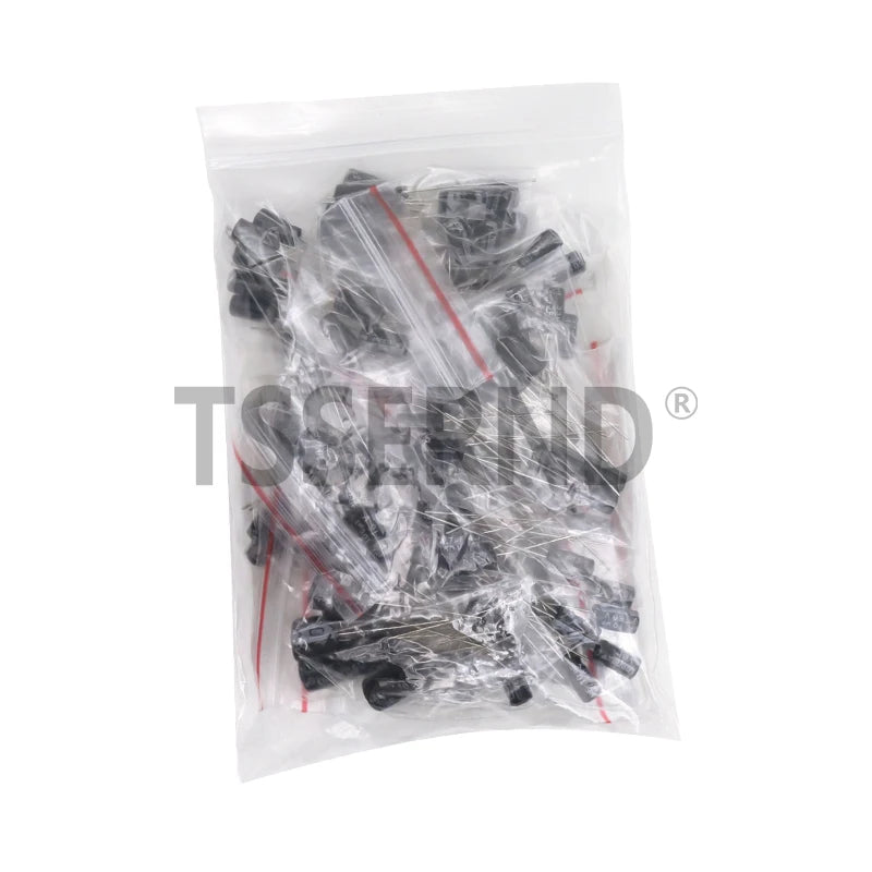 120pcs 0.22UF - 470UF 12Values*10pcs Aluminum Electrolytic Capacitor Assortment Kit Capacitance Pack 0.47UF 10UF 100UF 16V 50V