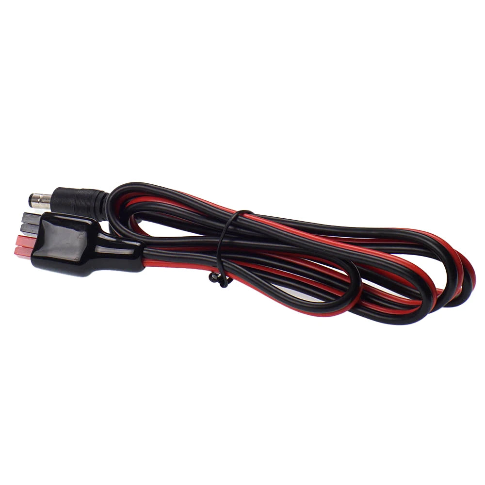 1m cable 5.5mm x 2.1mm male DC to Anderson Connector Solar Charging  14AWG  Power Plug  For Portable Generator Solar Panel