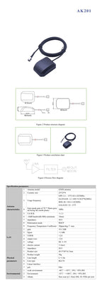 GPS Antenna for Monitoring Navigator Antenna Vehicle Positioning Single Beidou Antenna Fast Satellite Reception