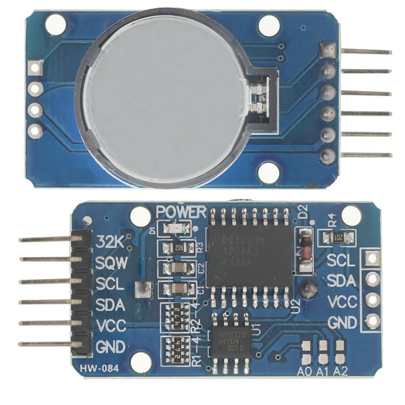 1/5/10/30/50Pcs DS3231 AT24C32 High Precision RTC Real Time Clock Module I2C IIC Communication Memory Storage Module Battery