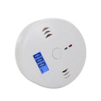 LCD CO Sensor Alarm Carbon Monoxide Poisoning Smoke Detector Built In 85dB Siren Independent Co Poisoning Warning Detector