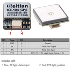 Beitian GPS Receiver Module BN-180/220/250/280/880 Multi-GNSS Support for Arduino Flight Control Drone