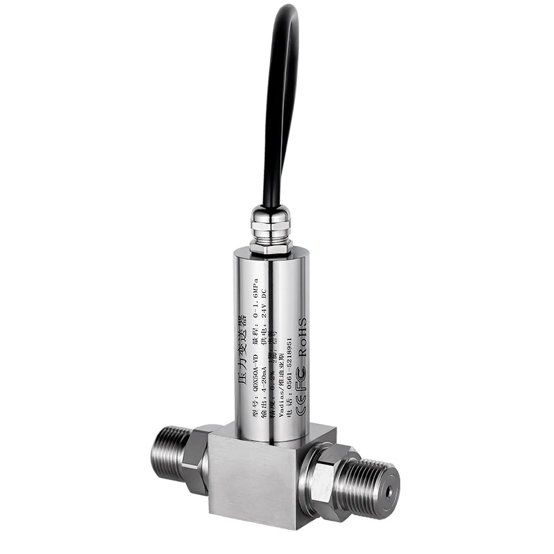 Differential Pressure Transmitter 4-20mA 0-10V RS485 Differential Pressure Sensor 0-50pa 0-100pa 0-500pa M20*1.5 Pressure Sensor