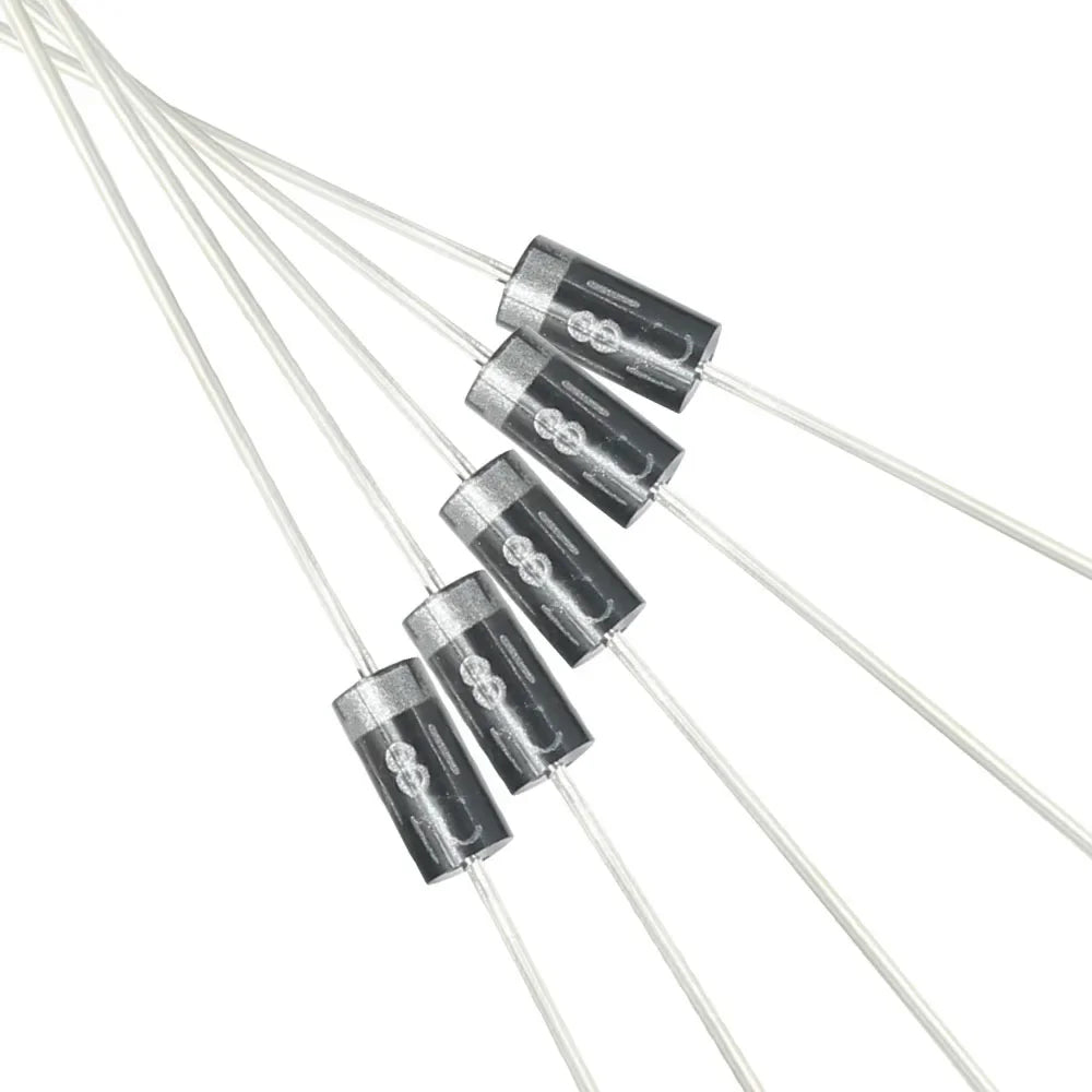 100PCS Schottky Diode DO-41 1N5819 1N5817 1A 20V-40V Electronic Components Rectifier Diode for Diy Electronic Kit